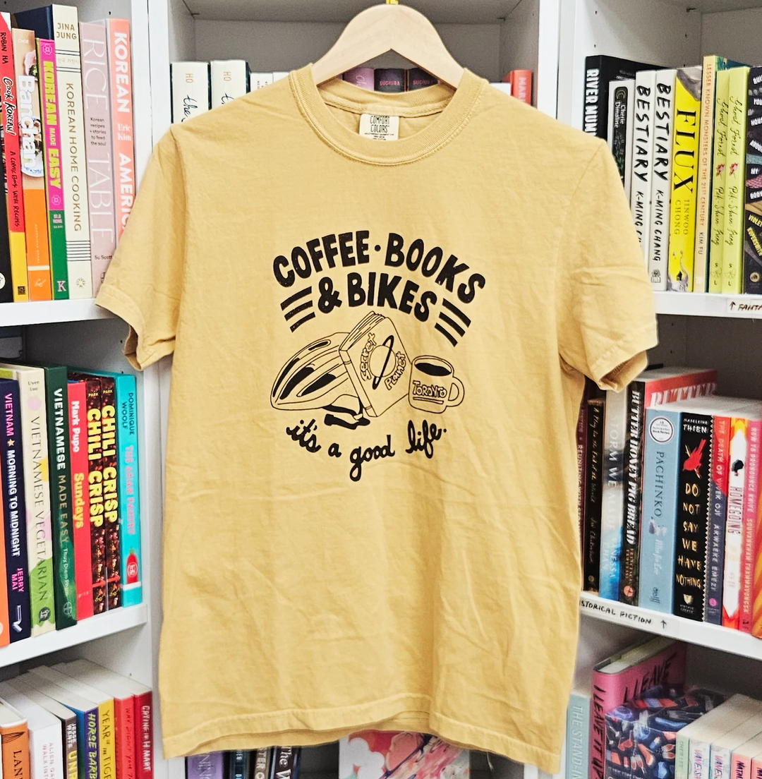 Coffee Books & Bikes Tee