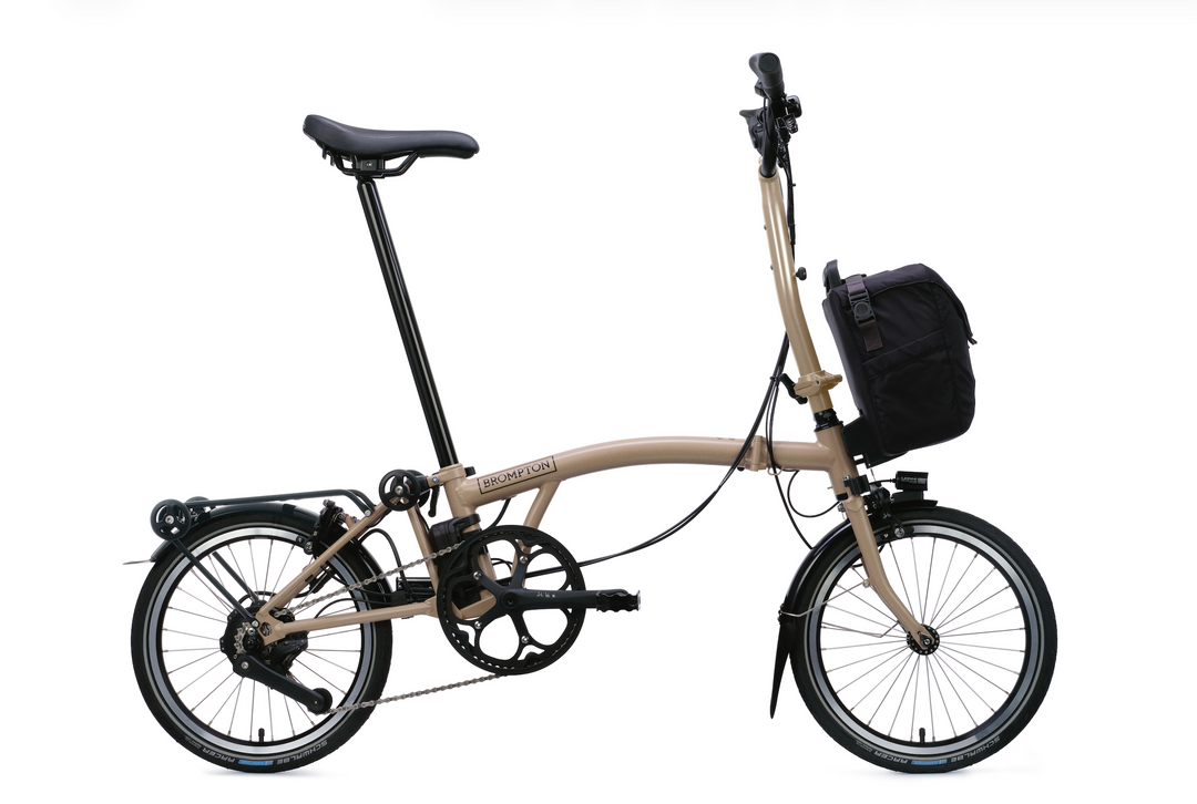 Brompton Electric C Line with SuperRoll+ (Rear Rack)- e-Motiq system - 4-speed