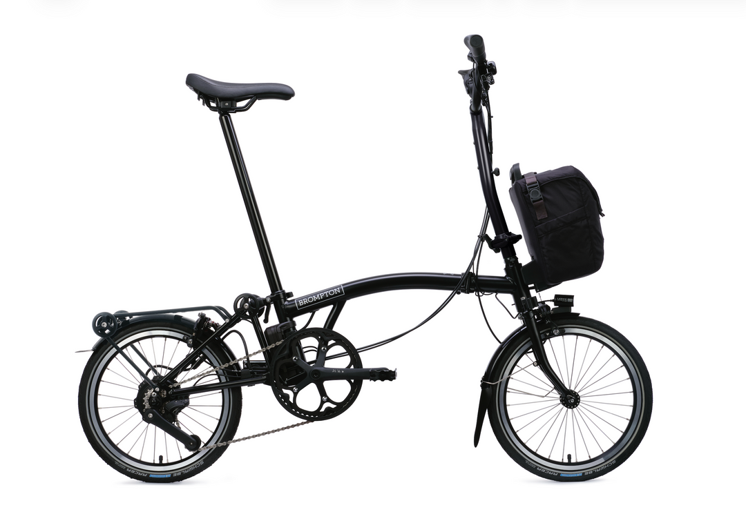 Brompton Electric C Line with SuperRoll+ (Rear Rack)- e-Motiq system - 4-speed