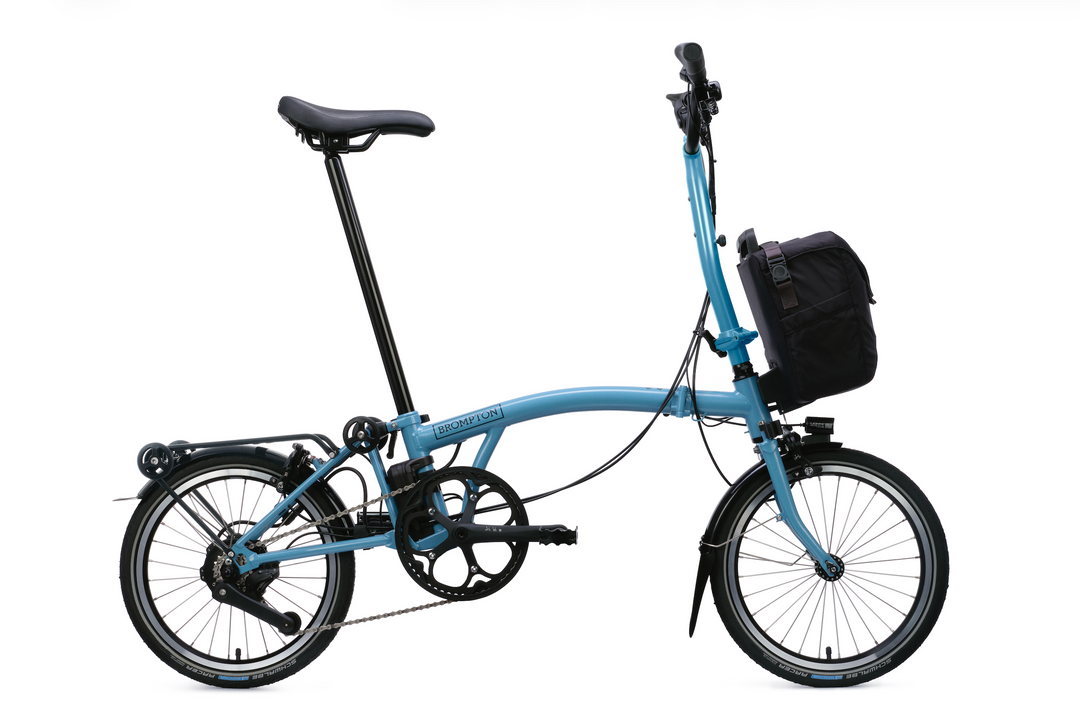 Brompton Electric C Line with SuperRoll+ (Rear Rack)- e-Motiq system - 4-speed