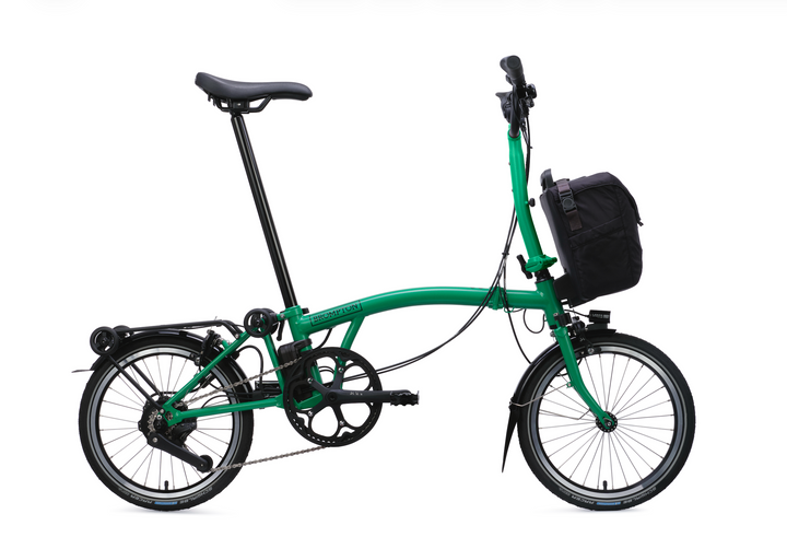 Brompton Electric C Line with SuperRoll+ (Rear Rack)- e-Motiq system - 4-speed