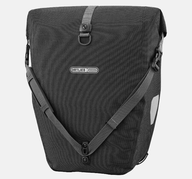 Ortlieb Back Roller Urban Waterproof Pannier in Colour Pepper Grey View From Front