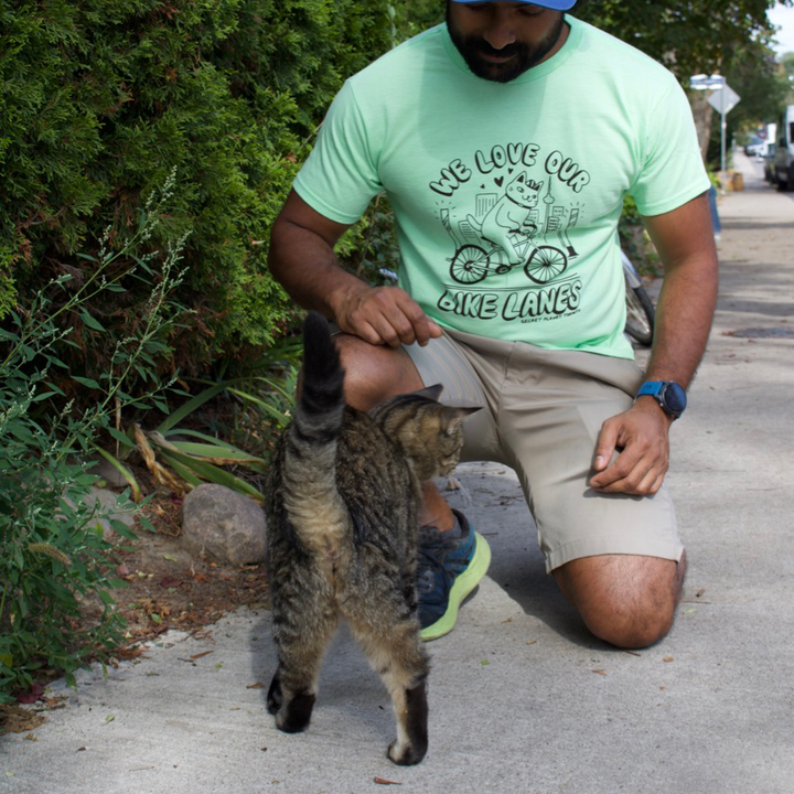 We Love Our Bike Lanes T-Shirt XS SIZES