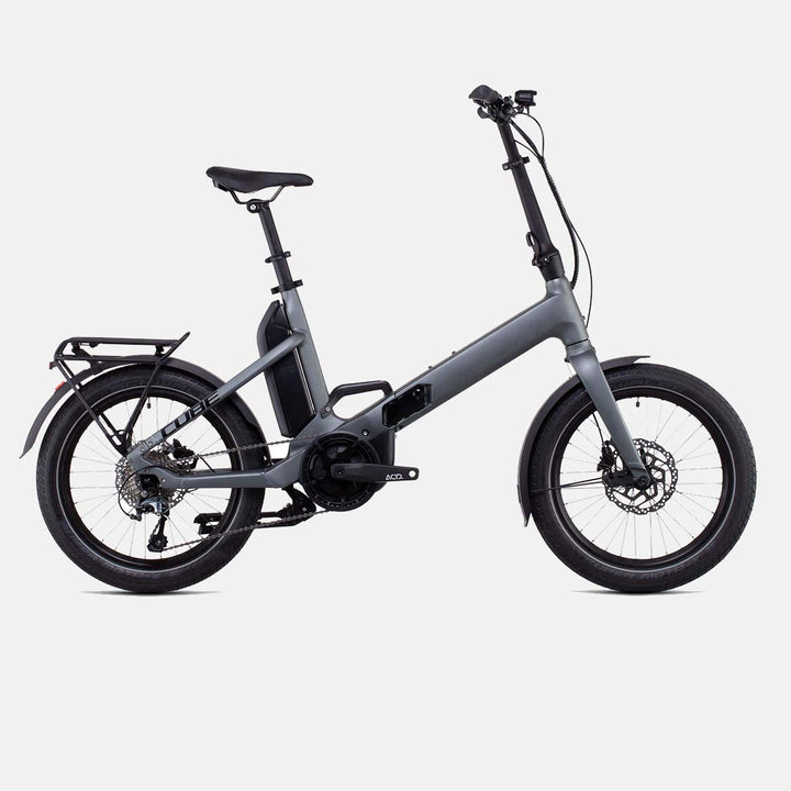 Cube Fold Sport Hybrid 500 German City E-Bike in Colours Grey and Black