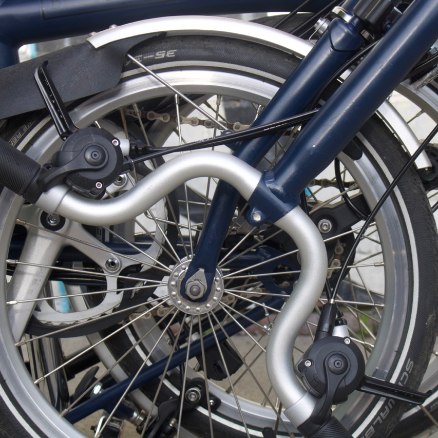 Brompton Exchange -H6L - 6 Speed - High Handlebar Tempest Blue - 2020