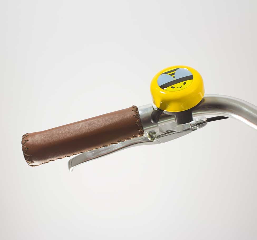 49N CRAZY CRITTER YELLOW BUMBLEBEE BICYCLE BELL  (7907241987)