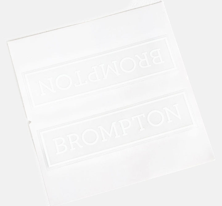 Brompton Replacement Decal Set - White (5251983363)