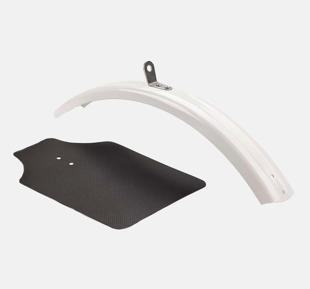 Brompton Front Mudguard Blade & Flap in White (5251535875)