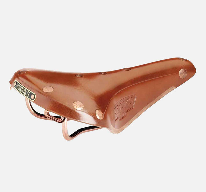 Brooks B17 Special leather bicycle saddle in honey with copper rails (5251741507)