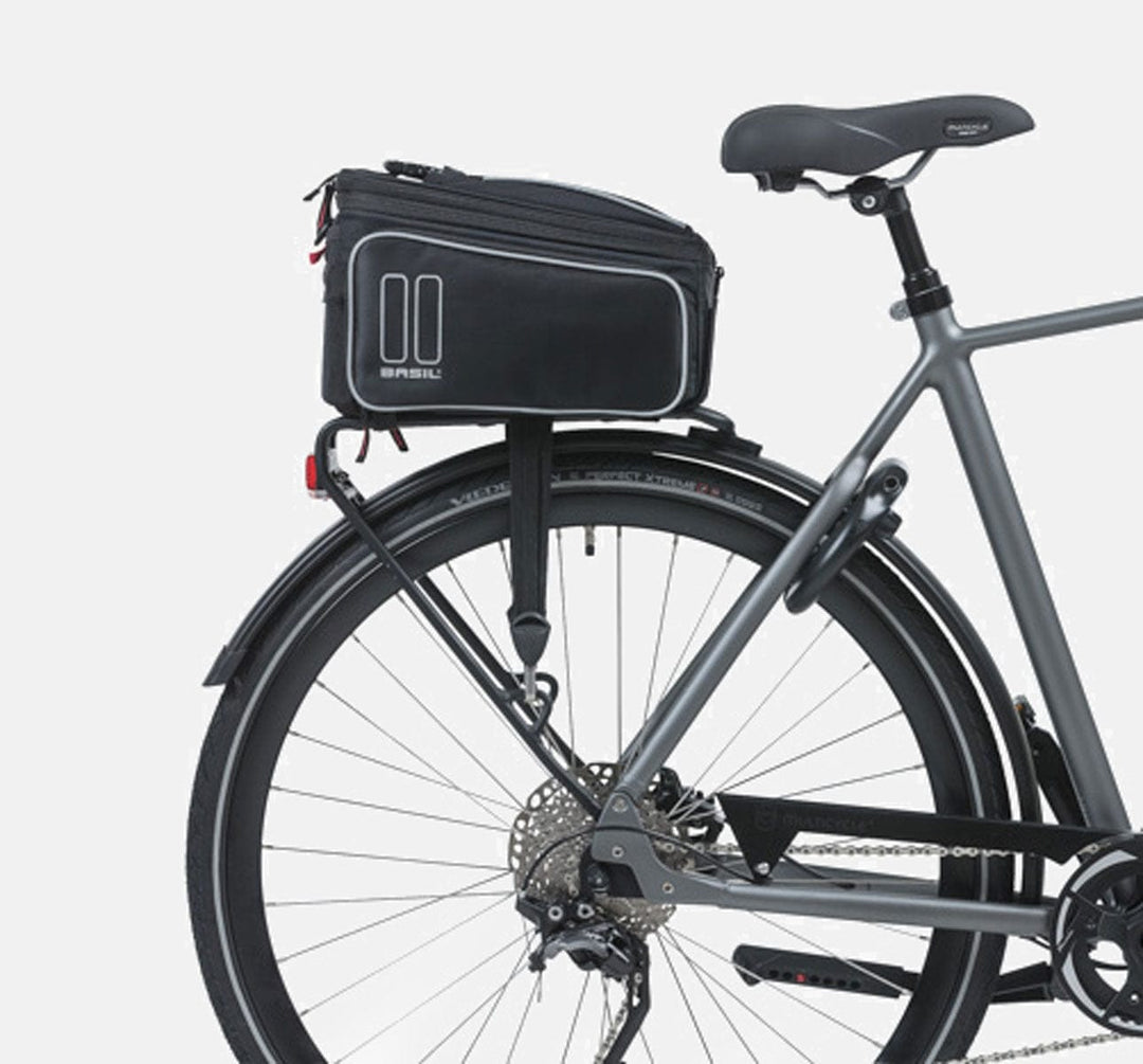 Basil Sport Design TrunkBag MIK Adapter in Black On Bike
