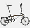2023 Brompton C Line Urban High Handlebar 2-speed folding bike in Black Lacquer - profile