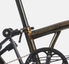 2023 Brompton C Line Explore High Handlebar 6-speed folding bike in Black Lacquer - steel frame
