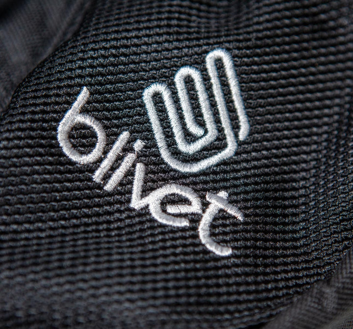 Blivet Winter Pogies with Stitched Logo in Silver  (6630472581171)