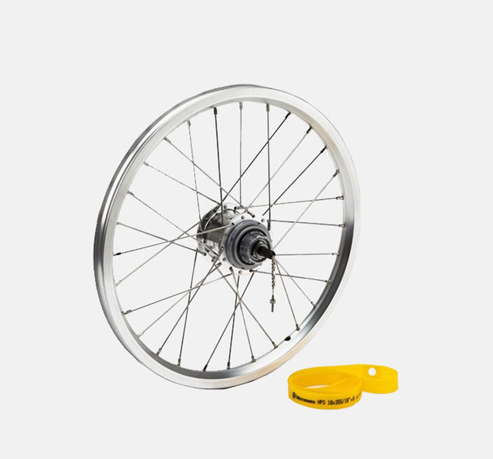 Brompton 3-Speed BWR Rear Wheel for 6-Speed bikes in Silver  (5251560387)