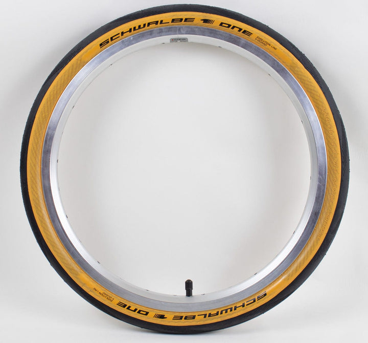 Schwalbe One Tan Wall Tire Exclusively for Brompton Folding Bikes (2117625151539)