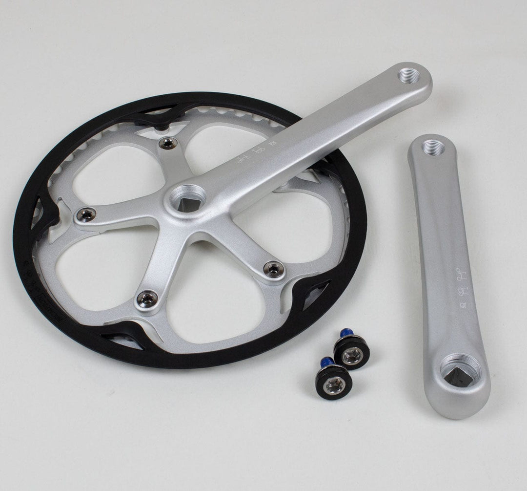 Brompton Spider Crankset Complete in Silver with a 50T Chainring (5250542659)