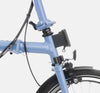 2023 Brompton C Line Urban Low Handlebar 2-speed folding bike in Cloud Blue - Front Carrier Block