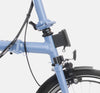 2023 Brompton C Line Urban Mid Handlebar 2-speed folding bike in Cloud Blue - Front Carrier Block