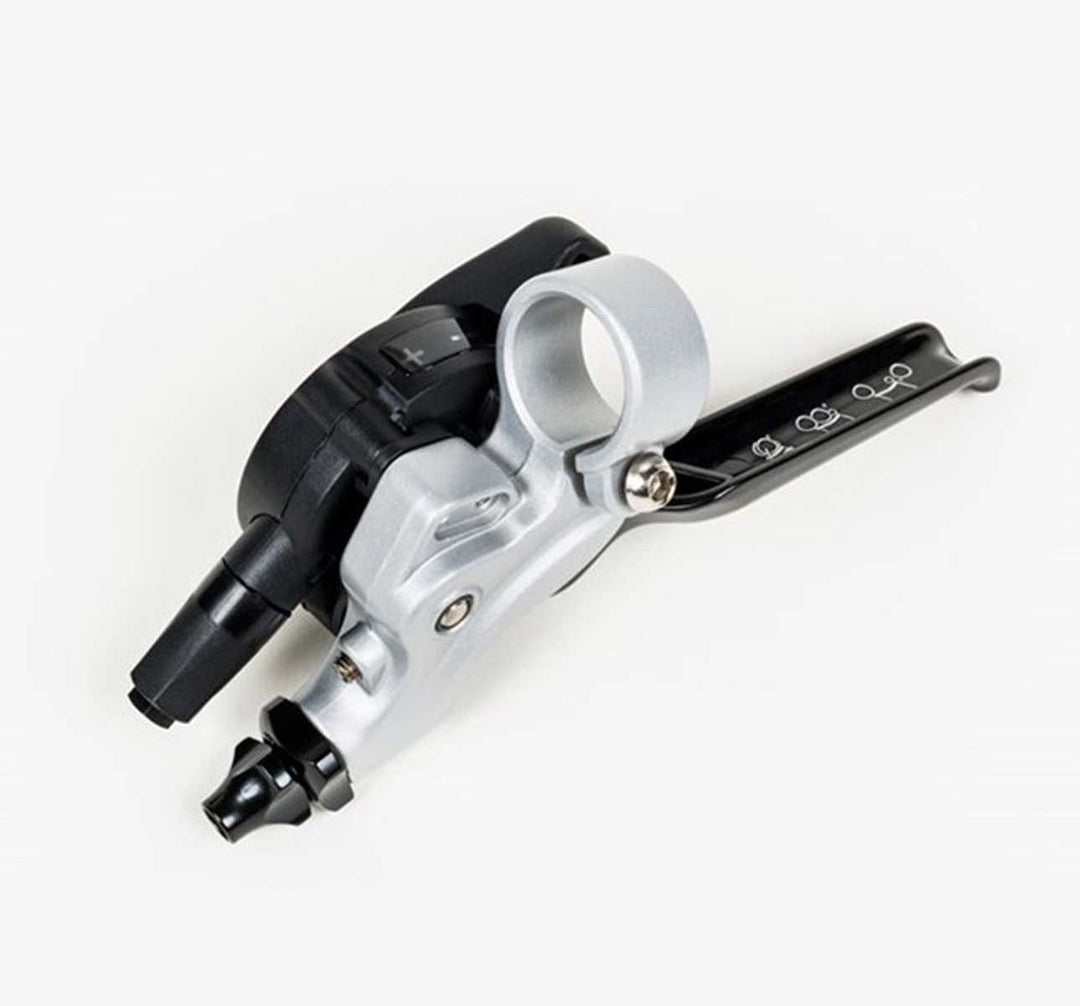 Brompton 2 Speed Gear Shifter with Integrated Brake Lever - Silver (643252060211)