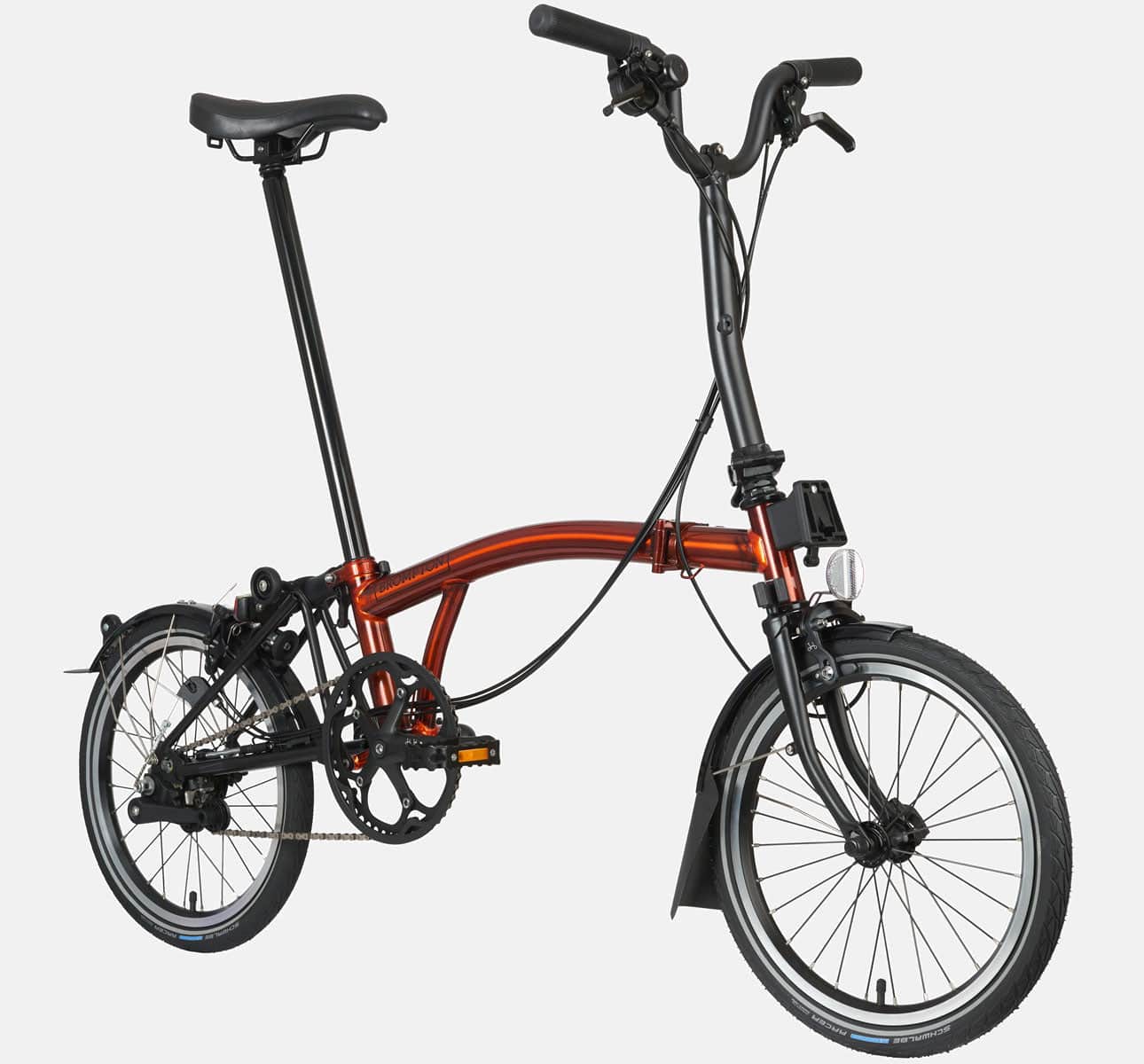 自転車本体 BROMPTON CLine Explore Rack Middle M6R Brompton - C Line - Explore - Mid Handlebar - Steel Folding Bike