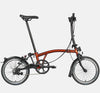 Brompton C Line Urban Mid Handlebar 2-speed folding bike in Flame Lacquer - profile