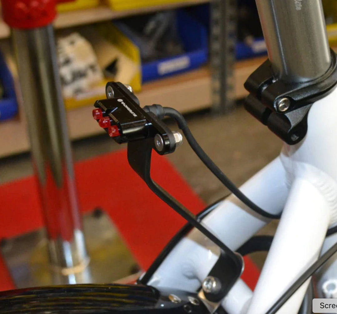 Framebuilder Supply Taillight Bracket Large installed on Bike (6676704329779)