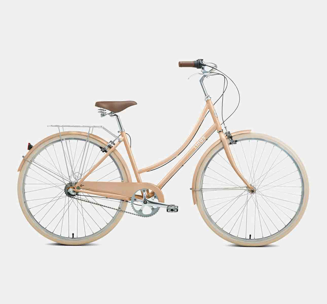 Linus Dutchi 3 Speed City Bike in Blush (4702767185971)