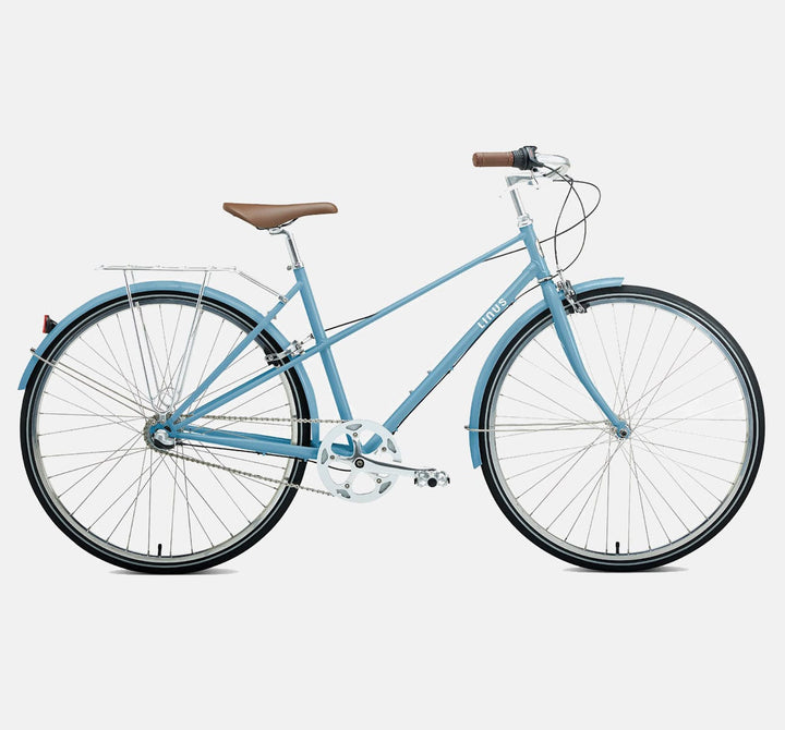 Linus Mixte 3 Speed City Bike in Sky Blue (4548707713075)