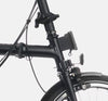 2023 Brompton C Line Explore High Handlebar 6-speed folding bike in Matte Black - Front Carrier Block