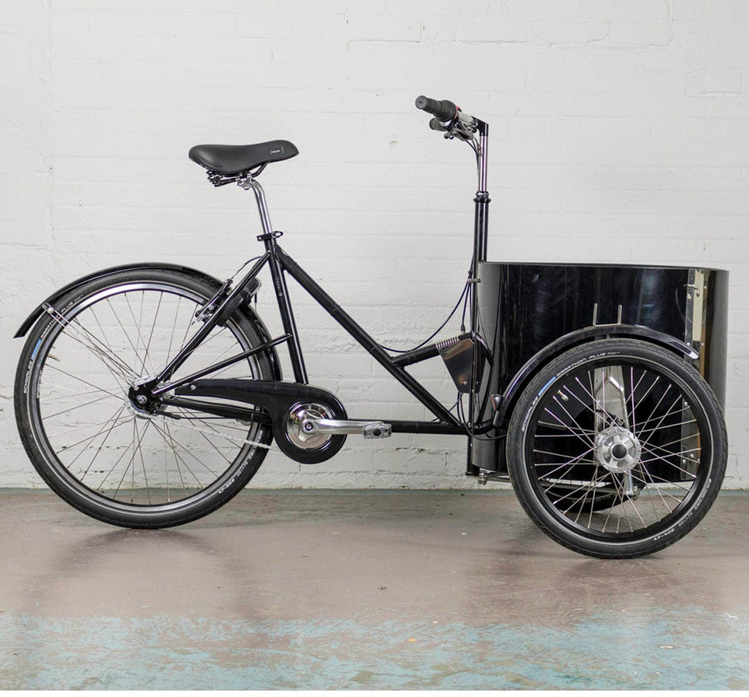 Nihola Low Easy Access Cargo Trike - Drive Side View (1726426447923)