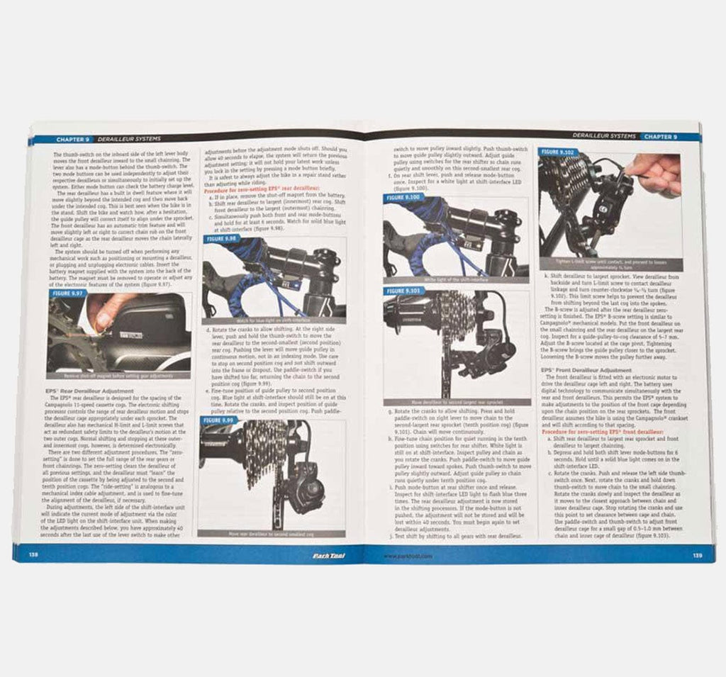 park tool big blue book of bicycle repair