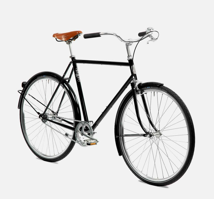Pelago Bristol Vintage 3-Speed City Bike - Winter and All Season - Black (6617633325107)