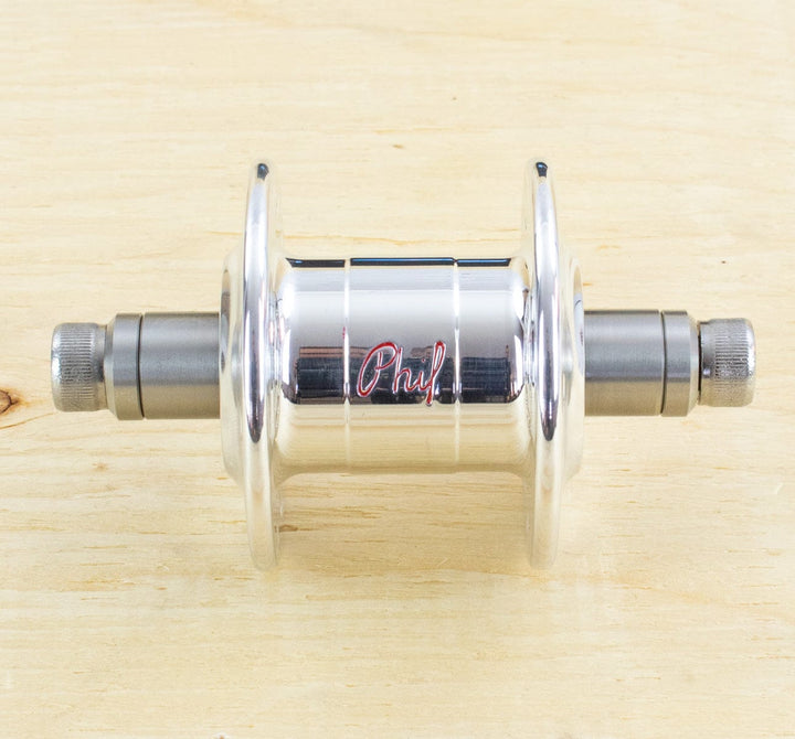 Phil Wood Brompton Front Hub with Ceramic Bearings - Polished (1391570812979)