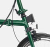 2023 Brompton C Line Urban Low Handlebar 2-speed folding bike in Racing Green - Front Carrier Block