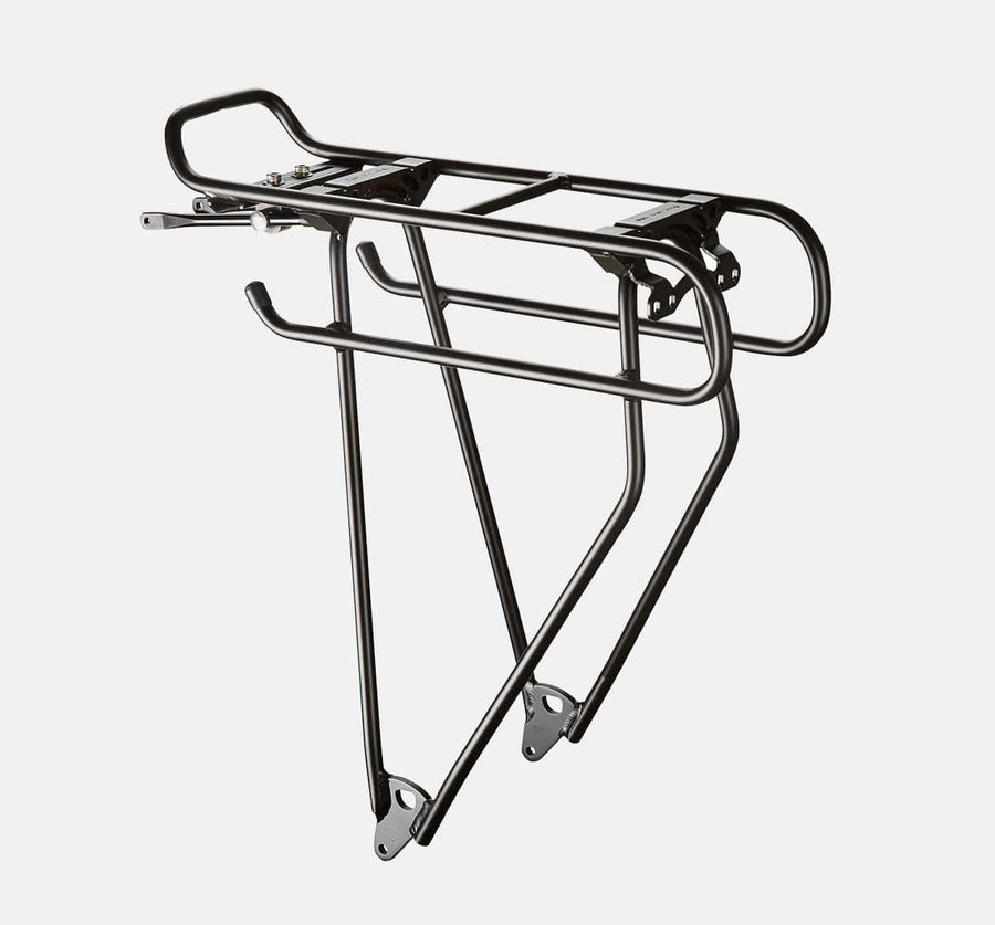 Racktime Addit Rear Rack In Matte Black - Aluminum Alloy Carrier With Snapit System (1666274787379)