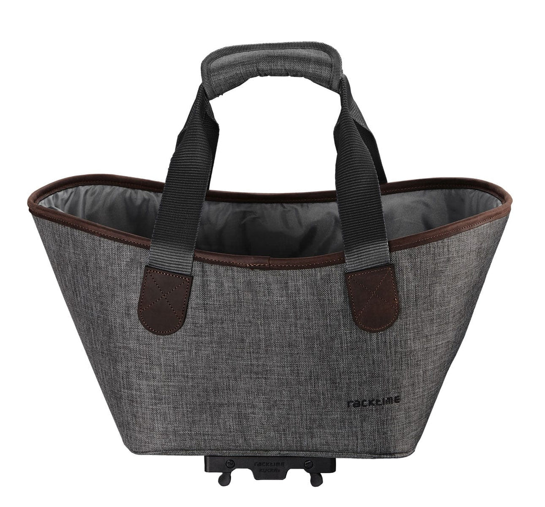 Racktime Agentha Bicycle Pannier Tote in Dust Grey (1666258141235)