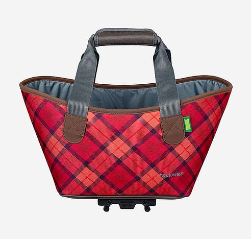 Racktime Agentha Bicycle Pannier Tote in Noble Red (1666258141235)