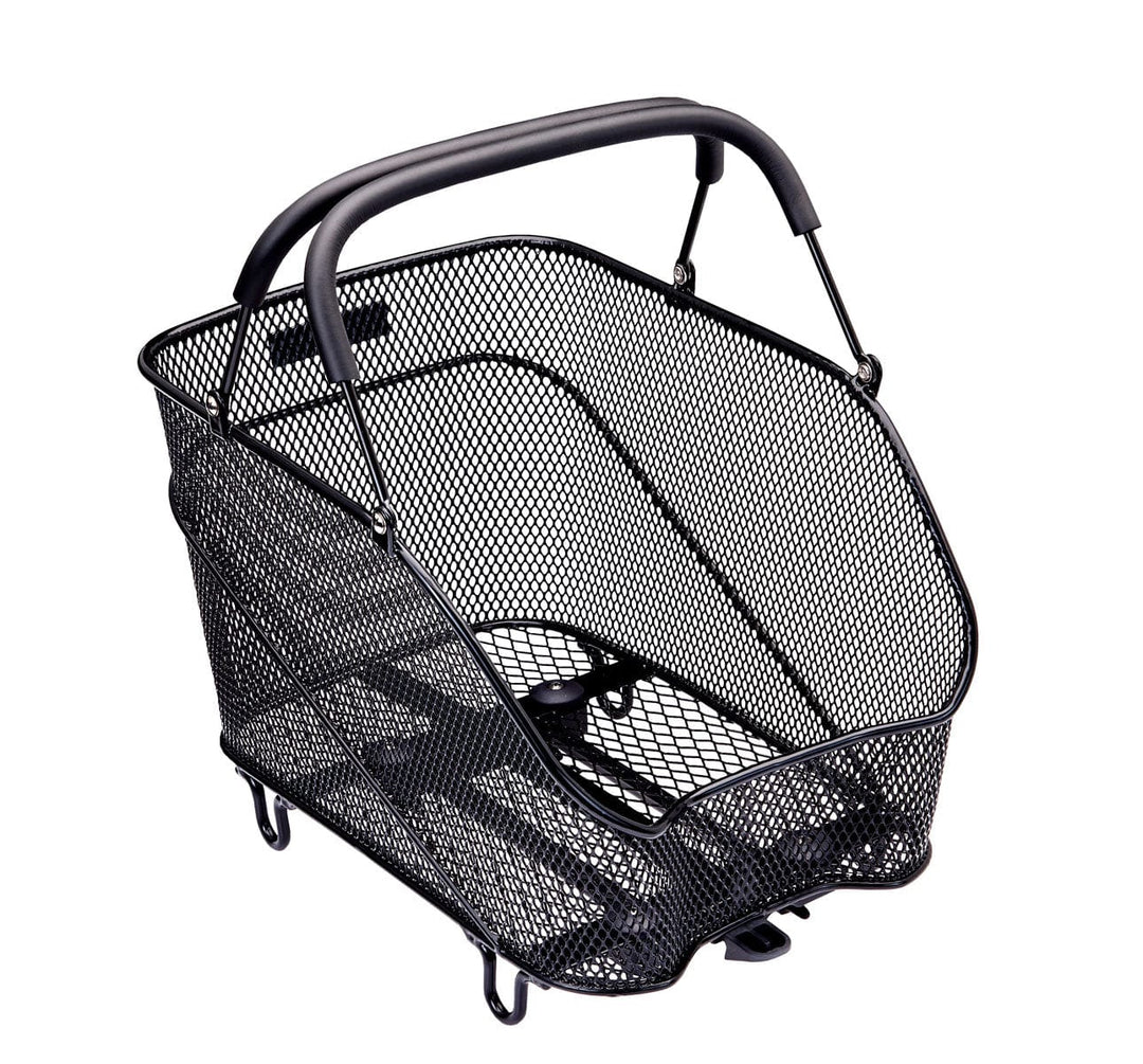 Racktime Baskit Trunk Rear Basket Small in Black with Handles (4433344299059)