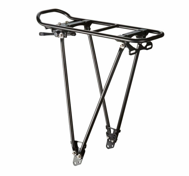 Racktime Foldit Adjustable Rear Pannier Rack in Black with Snapit System (1666272165939)