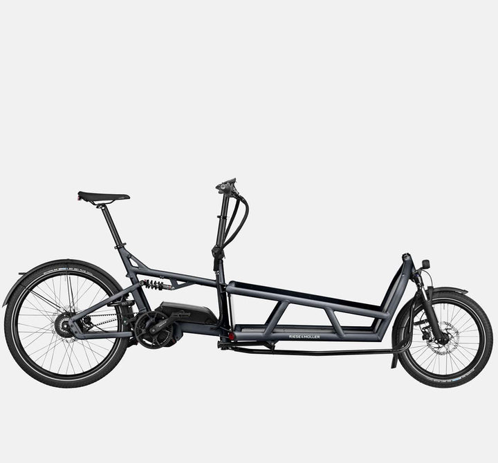 Riese & Muller Load 75 Vario Full Suspension E-Cargo Bike with Schwalbe Big Ben Plus Tires in Coal Grey Matte (4711091699763)