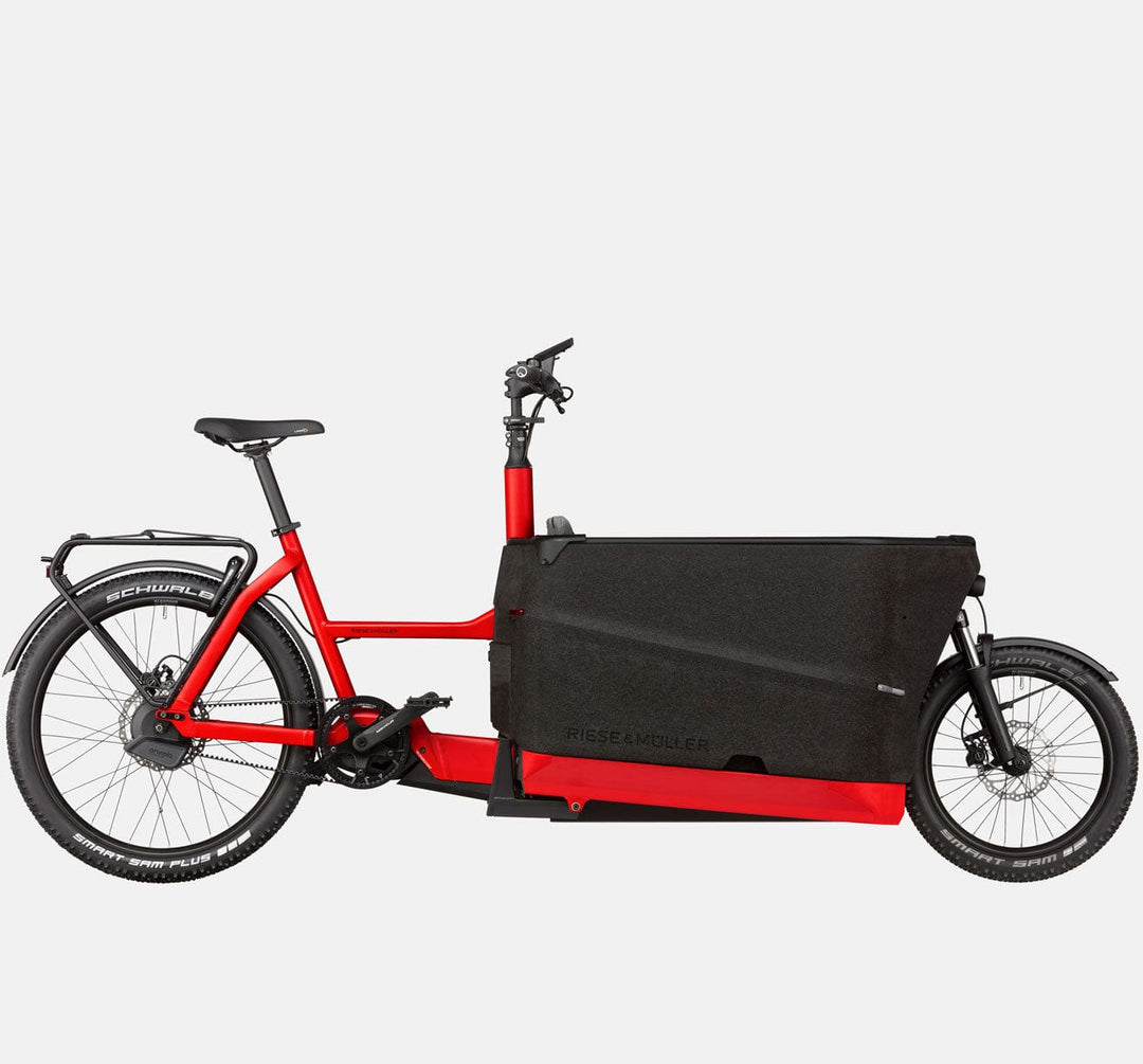 Riese & Muller Packster 70 Automatic Suspension Cargo E-Bike with Schwalbe Smart Sam Plus Tires in Chili Matte (GX Spec) (4711747190835)