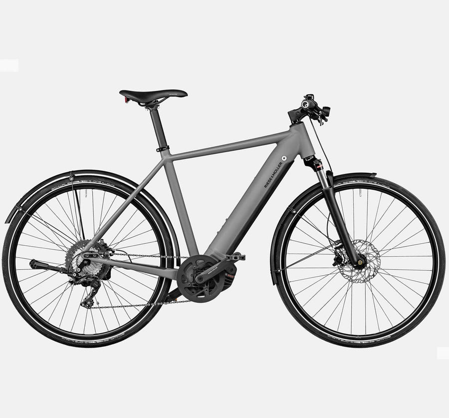 Riese & Muller Roadster Touring Suspension City E-Bike in Grey Matte (4719362605107)