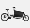 Riese & Muller Transporter2 65 Vario e-cargo bike in True White with Box Walls and Tarpaulin