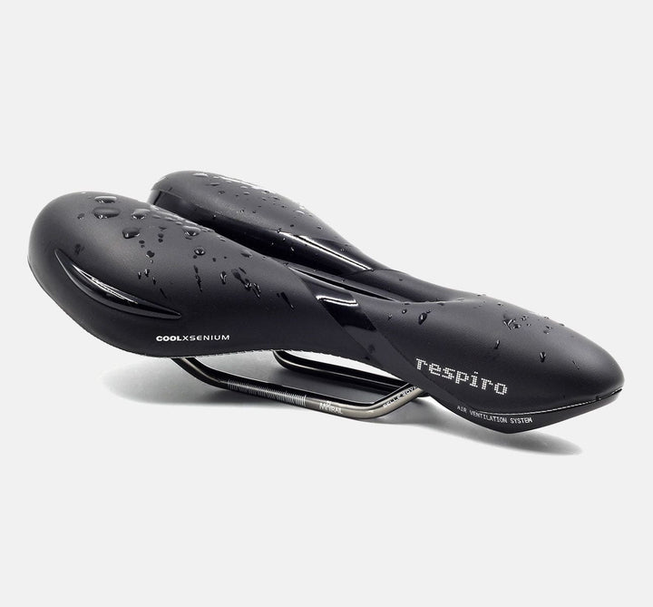 Selle Royal Respiro Athletic Saddle In Black - Cycling Saddle With Water-Resistant Material And Ventilation Channel (1670946455603)