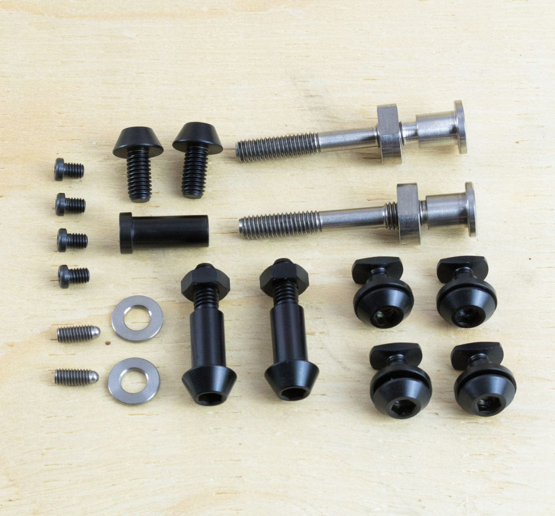 Ti Parts Workshop Titanium Brake Bolt Kit for Brompton in Black (1416439169075)