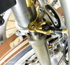 Ti Parts Workshop Aluminum Handle Catch with Titanium Bolt On Bike in Gold (9707090179)