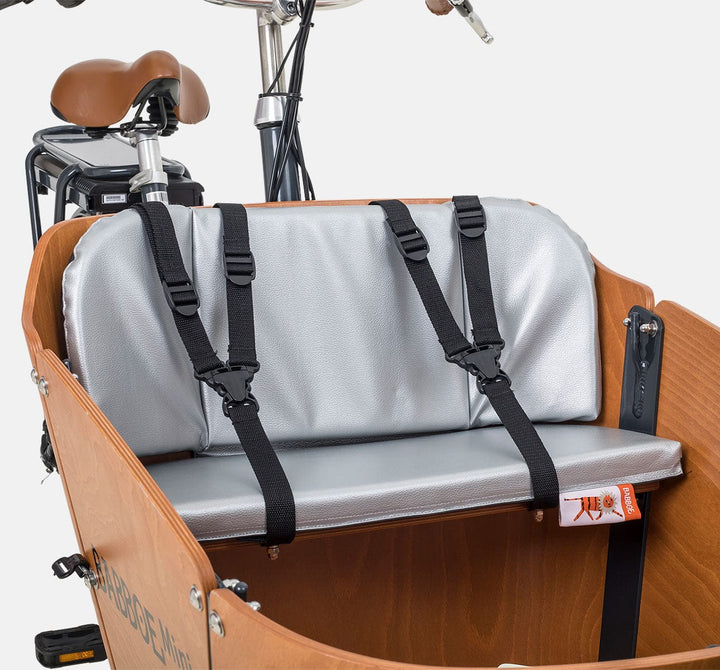 Babboe Cargo Bike Seat Cushion On Bench - Silver (1683512623155)