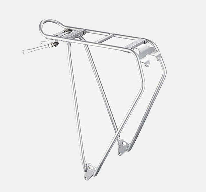 Racktime Lightit 28" Rear Bike Rack In Silver - Aluminum (1666281373747)