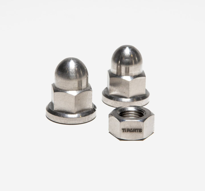 Ti Parts Workshop Rear Axle Nuts for 1-speed 2-speed Brompton in raw titanium (6550666575923)